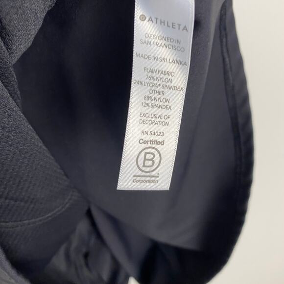 Athleta Eclipse Half Zip Pullover Reflective Running Top Long Sleeve Yoga Medium - Picture 11 of 12